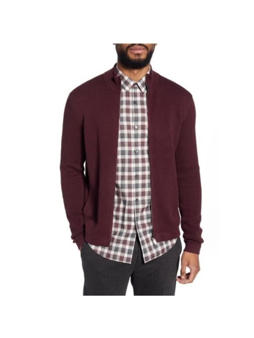 Theory Udeval Breach Regular Fit Zip Cardigan